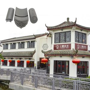 Quality Authentic Chinese Traditional Clay Roof Tiles Pagoda Roof Materials for sale
