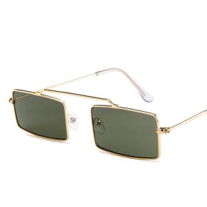 European American Transparent Ocean Sunglasses Single Beam Metal Frame