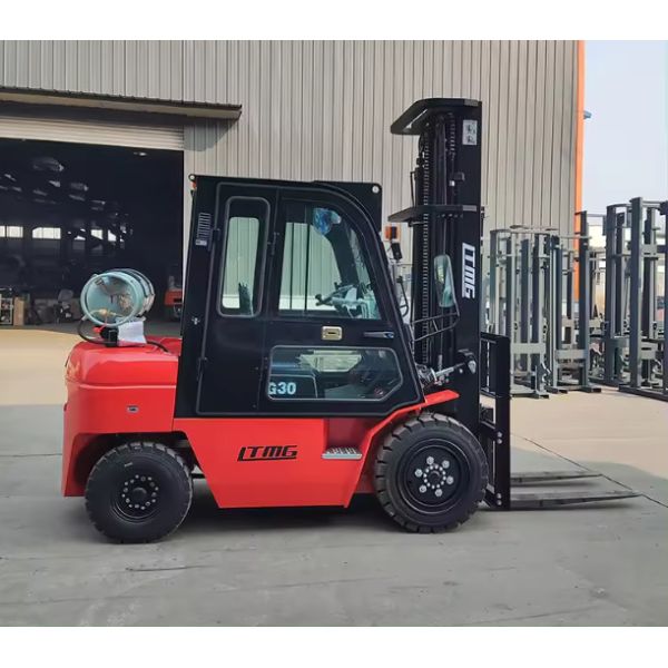 Propane LPG And Gasoline Gas Forklift 3.5 Ton 3 Ton 2.5 Ton 2 Ton With Cabin