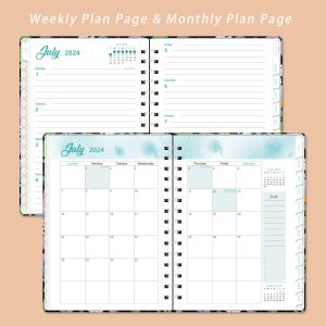 Elegant Rectangle Hardcover Notebook Printing 128gsm Matt Art Paper Natural