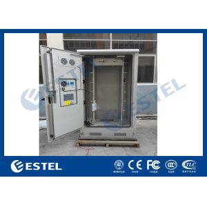 Galvanized Steel Thermostatic Outdoor Telecom Cabinet , Outdoor Electronics