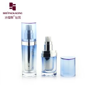 Quality L080 empty plastic lotion pump crystal bottle for sale