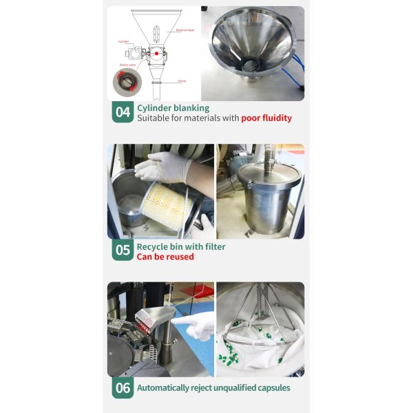 Automatic NJP-1500D Capsule Filling Machine For Powder Pellet