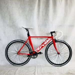 12KG 700C Single Speed Track Aluminum Frame Fixed Gear Bike with Carbon Fiber