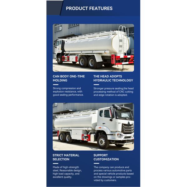 Howo 6x4 10 Wheelers Fuel Tank Truck with 200-300L Capacity and Manual Transmission
