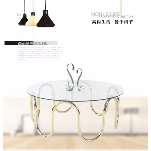 european style home goods fancy metal leg coffee table