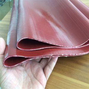 Multi color 4 inch pvc layflat hose lay flat plastic pipe