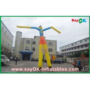 Air Dancing Man 7m High Heavy Duty Inflatable Air Dancer Man With Custom Logo