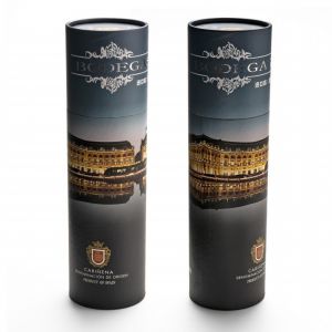 OEM Cardboard Wine Tube , High Level Paperboard Wine Cylinder Packaging