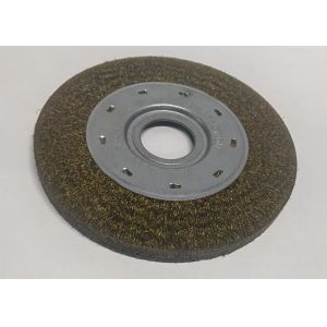 SS304 Material Encapsulated Wire Wheel Brush / Encapsulated Crimped Wire Brush