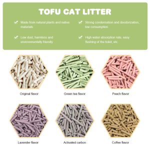 Customizable Biodegradable Cat Litter Flushable Soy Kitty Litter