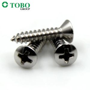 316 Stainless Steel Tapping Screws Cross Recessed Raised Countersunk DIN7983