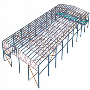 Quality Galvanized Surface Treatment Prefabricated Steel Structures Hear - Preservation for sale