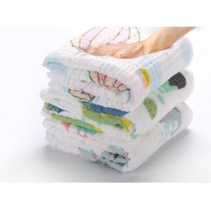 Infants 40S Pure Cotton 4 Layer Gauze Fabric For Newborn Clothes anti static