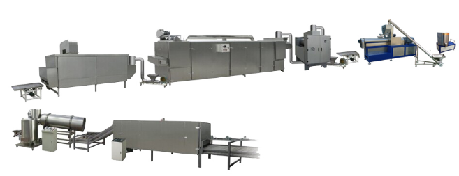 Cornflex Extruder Made of Food Grade Stainless Steel and Equipped with Heating Pipes