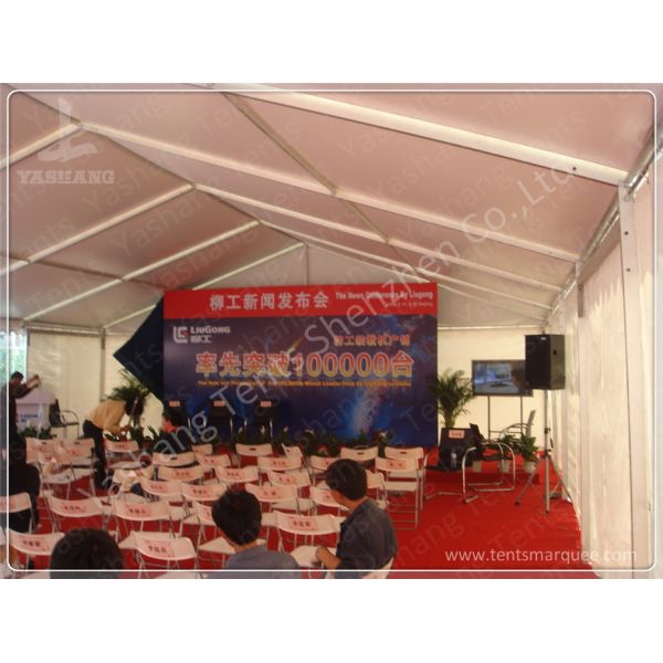 White Fabric Cover Aluminium Frame Marquee Temporary Outdoor Event Tent Rental