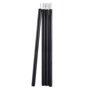 China Collapsible Adjustable Tent Poles 2000x19mm With Rubber Band on sale