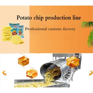 2000kg/H Potato French Fries Making Machine Continuous