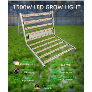 1500W LED Grow Light Panel Dimmable Easy Install Efficient Design