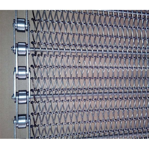 Buy Heat Resistant Metal Mesh Conveyor Belt , Chain Drive Conveyor Customized Width at wholesale prices
