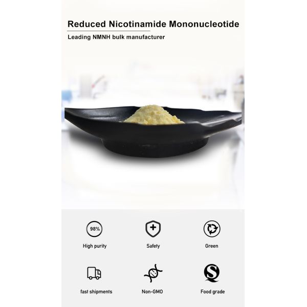 NMNH PowderReduced Nicotinamide Mononucleotide Bulk Longevity Suppplement NAD Booster