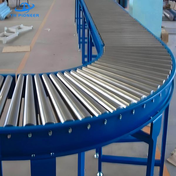 Flexible and Durable Roller Turning Conveyor System in Stainless Steel 304 for 80KG/200KG Load Capacity
