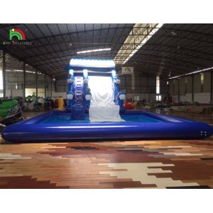 Hot Sale Water Slide Inflatable Commercial Inflatable Water Slide with Pool