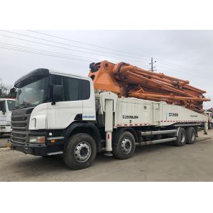 52 Meter ZLJ5430THBK Concrete Boom Truck , Cement Transportation Truck