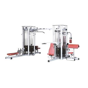 8 Station Multi Gym Equipments / Commercial Grade Multifunction Gym Machine