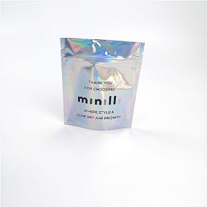 Quality Customized Size Makeup Organizer Bag Holographic Hologram Laser Mylar k for sale