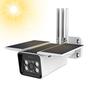 Large Capacity Battery 1920*1080 Night Vision Solar WiFi Camera