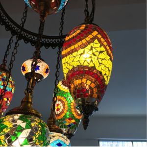 Mediterranean retro Cafe lighting living room restaurant hotel Bohemian