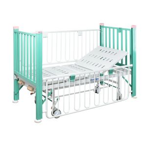 China Two Function Manual Medical paediatric Bed With Enameled Steel Side Rails on sale