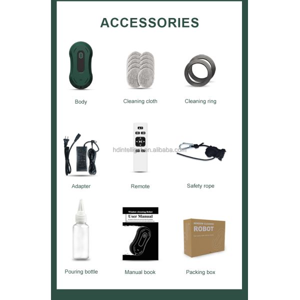 Home Appliance Robot Cleaner Window 24V 2800Pa Cleaning Robot For High Rise Buildings