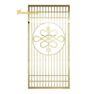 Laser Cut Stainless Steel Wall Divider PVD Coated HV230 Hardness