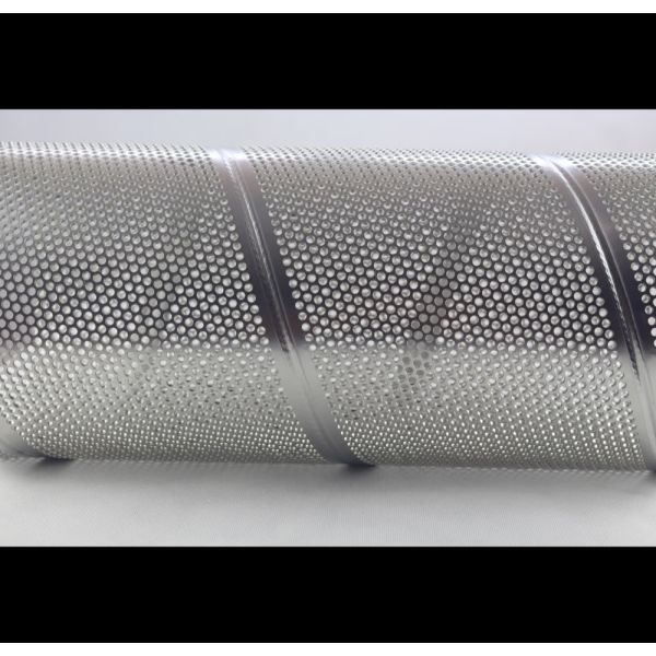 Buy Welded Punched Tubing Perforated Cylinder Customized Metal High Pressure at wholesale prices