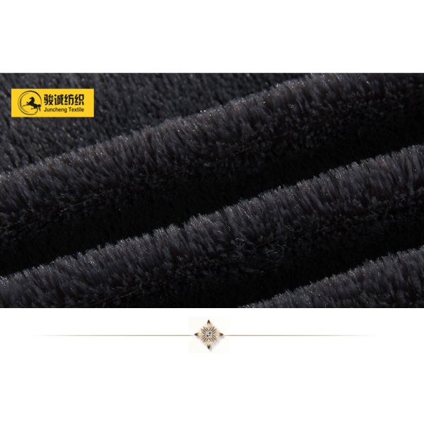China textile goods wholesale plush fur pv fleece fabric home textile apparel fabric