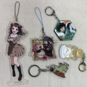 Customized Acrylic keychain/pendent with Anime figure/star/Cartoon figure