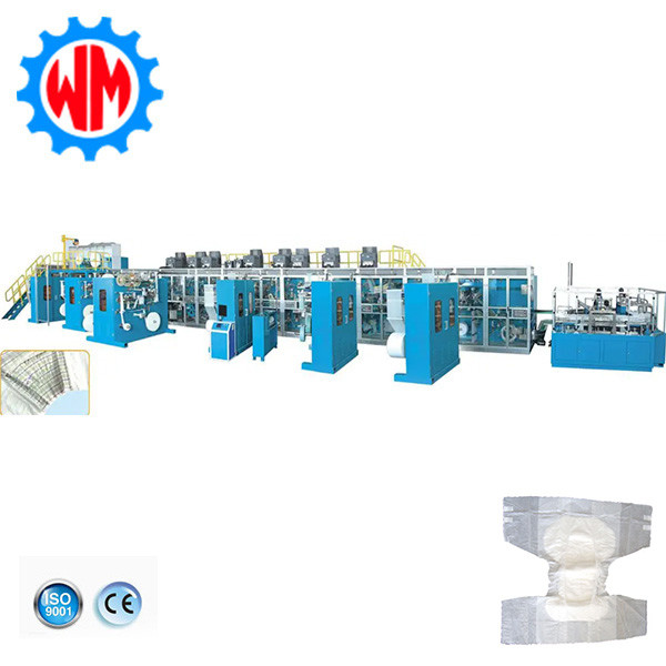 Buy Full Automatic Adult Diaper Machine 400KW Diaper Manufacturing Equipment at wholesale prices
