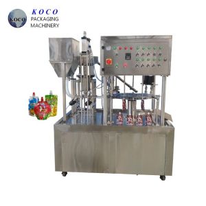 KOCO Bagged milk filling and capping machine Semi automatic and high efficiency
