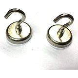 Buy Powerful Neodymium Magnetic Hook Magnets NdFeB Holds 11 LBS at wholesale prices