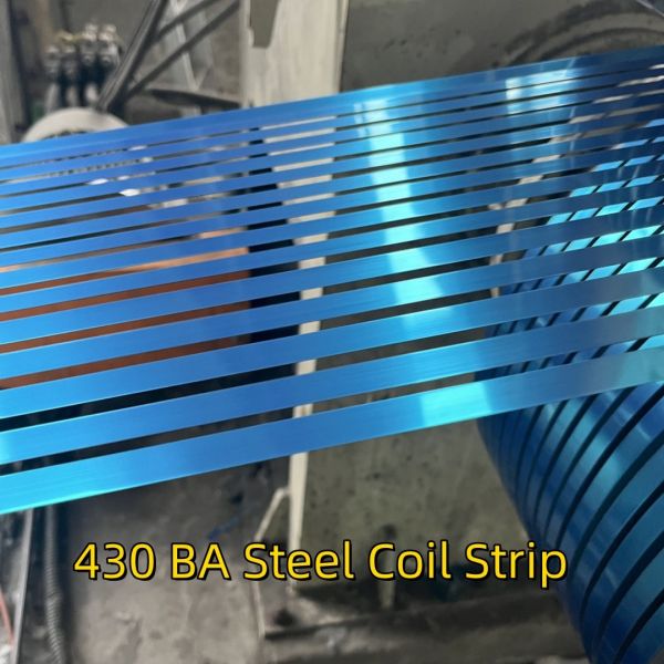 430 Stainless Steel Coil DIN1.4016 SS430 Coil Strip 0.8*20mm BA Surface For Food Project