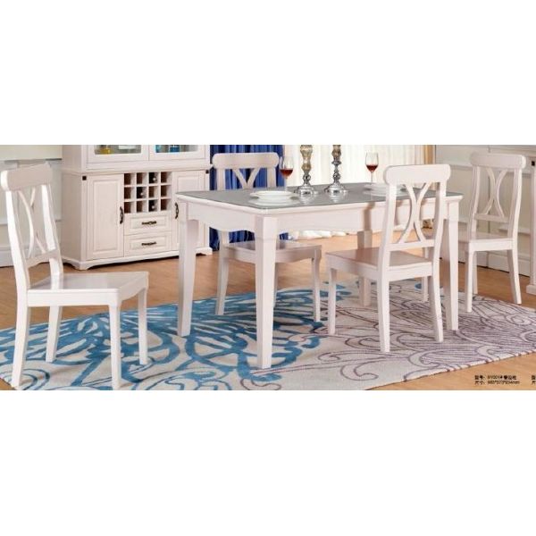 Buy Europe Contemporary Dining Room Furniture Solid Wood Frame 480 * 533 * 940 at wholesale prices