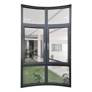 Arched 1800mm 1.9mm Sound Proof Casement Windows