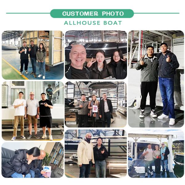 Aluminum Floating Boat Hotel Luxury And Comfort Water Double Deck Houseboat