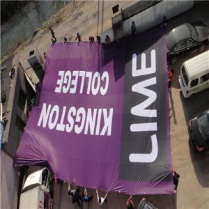 Customized 100D 68D Polyester Giant Banner Digital Printing