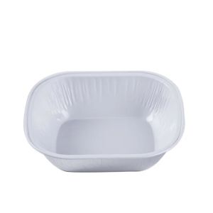 250ml Aluminum Foil Food Containers Disposable Inflight Coated Airline Food