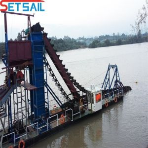 Electric Power Chain Bucket River Stone Diamond Dredger for Gold Initial Payment