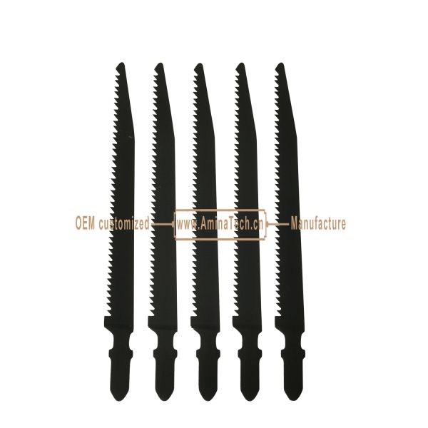 T101BFR Carbon Steel Jig Saw Blade Reverse Teeth,Size:117mmx10x12T