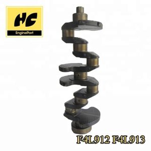 4 Cylinder Crankshaft Deutz Engine Spare Parts F4L913 Iron Material